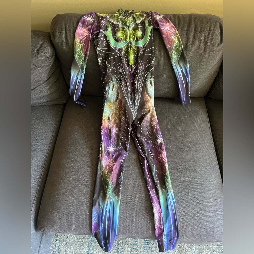 Multicolor higher power cosmic bodysuit